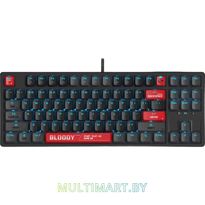 Клавиатура A4Tech Bloody AT87 (черный/красный)